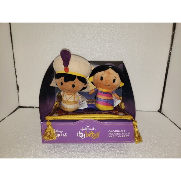 Hallmark Itty Bittys Aladdin & Jasmine Magic Carpet Plush Set - Picture 2 of 4